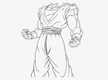 Goku Drawing Full Body, HD Png Download, Transparent PNG