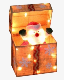 Pop Up Santa Light Transparent Background - Wood, HD Png Download, Transparent PNG
