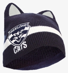 Geelong Cats Ear Beanie - Beanie, HD Png Download, Transparent PNG