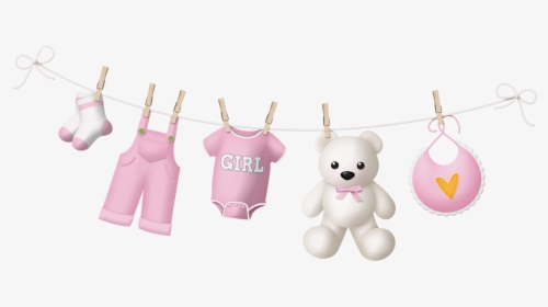 Baby Clothes Cartoon Png , Png Download - Baby Shower Png, Transparent Png, Transparent PNG