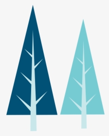 Celebrate Winter Trees Svg Cut File - Blue Winter Trees Png, Transparent Png, Transparent PNG