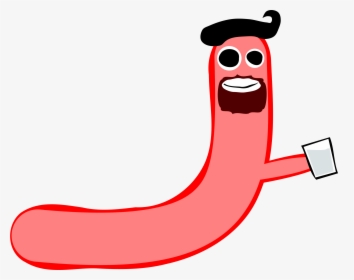 Breakfast Sausage Montreal-style Smoked Meat Bratwurst - Cartoon Sausage, HD Png Download, Transparent PNG