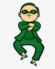 Free Png Download Gangnam Style Cartoon Animated Gif - Cartoon Dancing Png Gif, Transparent Png, Transparent PNG