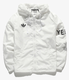 Front Of Yeezus Windbreaker White - White Yeezy Windbreaker Jacket, HD Png Download, Transparent PNG