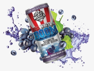 Merica Energy Red White & Boom Drink - Merica Red White And Boom Rtd Png, Transparent Png, Transparent PNG