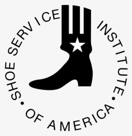 Shoe Service Institute Of America Logo Black And White - Vector Graphics, HD Png Download, Transparent PNG