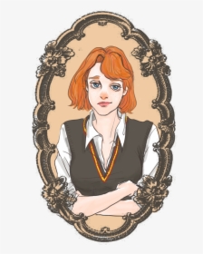 Draco , Harry , Severus (seversa) And Ron - Female Ron Weasley Fan Art, HD Png Download, Transparent PNG