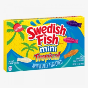 Transparent Swedish Fish Png - Swedish Fish Tropical Box, Png Download, Transparent PNG