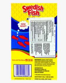 Swedish Fish Assorted 99g Back - Electric Blue, HD Png Download, Transparent PNG