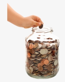 Money Management Png - Coin Jar Transparent Png, Png Download, Transparent PNG