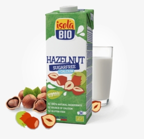 Hazelnut Drink - Isola Bio Organic Hazelnut Milk, HD Png Download, Transparent PNG