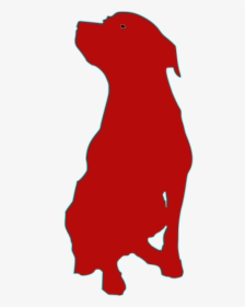 Dog Sitting Silhouette Free, HD Png Download, Transparent PNG