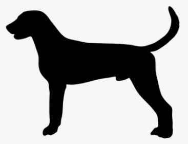 Dogs Clipart Silhouette - Hound Dog Vector, HD Png Download, Transparent PNG