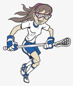 Youth Girls Summer Lacrosse Camp - Girl Playing Lacrosse Coloring Page, HD Png Download, Transparent PNG