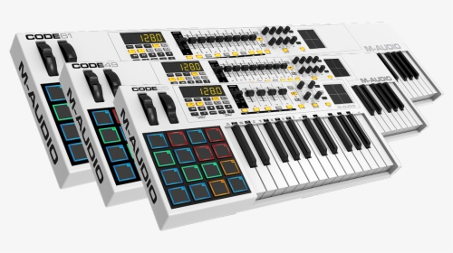 The 5 Best Midi Keyboards For Producers And Songwriters - M Audio Code 25 White, HD Png Download, Transparent PNG