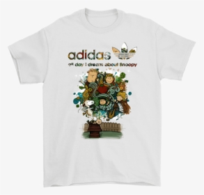 Adidas All Day I Dream About Snoopy Charlie Brown Dream - T Shirt Supreme Bugs Bunny, HD Png Download, Transparent PNG