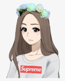 #girl #anime #sexy #supreme - Girl, HD Png Download, Transparent PNG
