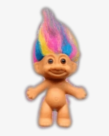 #vintage #troll #trolls #doll #rainbow - Troll Doll Transparent Background, HD Png Download, Transparent PNG
