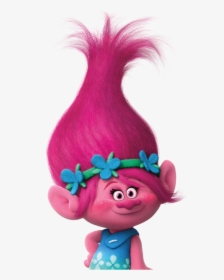 Troll Hair Png - Princess Poppy Trolls Pink, Transparent Png, Transparent PNG