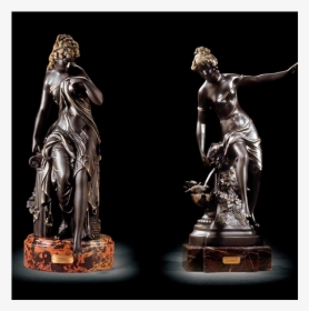 Soher Figuras De Bronce Diosas - Statue, HD Png Download, Transparent PNG
