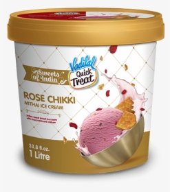 Rose Chikki - Gulab Jamun Flavor Ice Cream, HD Png Download, Transparent PNG