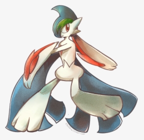 Mega Gallade Is Ready To Save The Day ノ - Cartoon, HD Png Download, Transparent PNG
