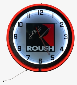 Jack Roush Signature Series Double Neon Clock - Pittsburgh Steelers Neon Wall Clock, HD Png Download, Transparent PNG