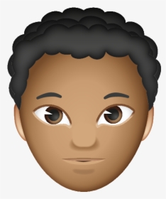 Black Person Black Man Emoji, HD Png Download, Transparent PNG