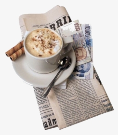 Coffee And Newspaper Png Transparent, Png Download, Transparent PNG