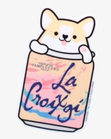 #lacroix #la #croix #lacroixgi #la #croixgi #cute #chibi - Corgi Drawings Kawaii, HD Png Download, Transparent PNG