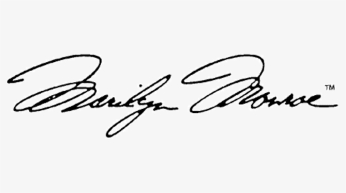 Marilyn Monroe Signature Tattoo , Png Download - Marilyn Monroe Signature Tattoo Designs, Transparent Png, Transparent PNG