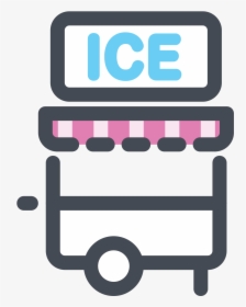 Ice Cream Trailer Icon - Icecream Trailer Png Icon, Transparent Png, Transparent PNG
