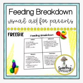 Image Of Feeding Therapy Parent Handout - Cartoon, HD Png Download, Transparent PNG