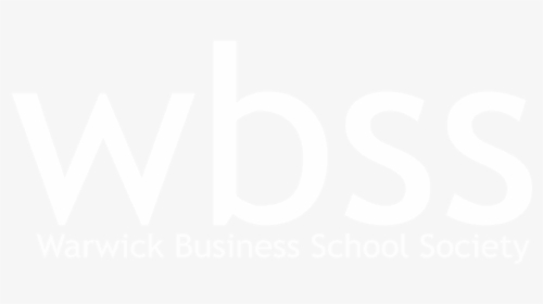 White Logo Of Wbss - Warwick Business School Society, HD Png Download, Transparent PNG