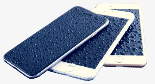Iphone Wallpaper 4k , Png Download - Phone In The Rain, Transparent Png, Transparent PNG