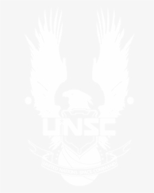 Halo 4 Logo Png Download - Halo United Nations Space Command, Transparent Png, Transparent PNG