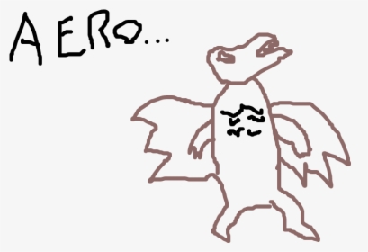 Aerodactyl - Cartoon - Cartoon, HD Png Download, Transparent PNG
