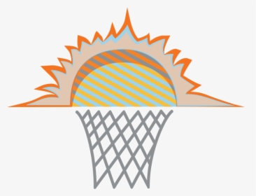 Phoenix Suns Basketball - Illustration, HD Png Download, Transparent PNG