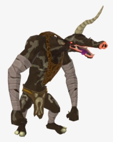 Botw Black Moblin Model - Moblin Breath Of The Wild, HD Png Download, Transparent PNG