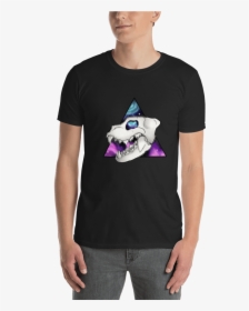 Galaxy Wolf Skull - T-shirt, HD Png Download, Transparent PNG