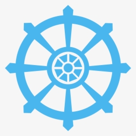 Dharma Wheel Png, Transparent Png, Transparent PNG