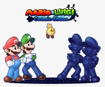 Transparent Luigi Face Png - Mario & Luigi Cosmic Chaos Deviantart, Png Download, Transparent PNG