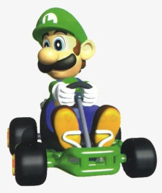 “luigi, Yoshi And Toad From Mario Kart - Mario Kart 64 Luigi, HD Png Download, Transparent PNG