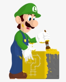 Luigi - Cartoon, HD Png Download, Transparent PNG
