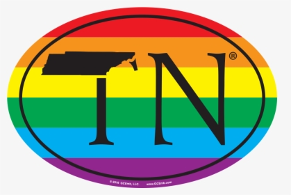 Tn Tennessee Lgbt Removable X Euro Stickers By Gcemb, - Circle, HD Png Download, Transparent PNG