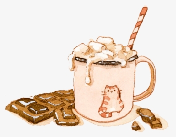Hot Chocolate , Transparent Cartoons - Illustration, HD Png Download, Transparent PNG