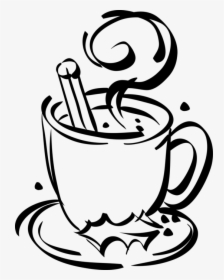 Vector Illustration Of Cup Of Hot Chocolate With Christmas - Hot Chocolate Mug Clipart, HD Png Download, Transparent PNG