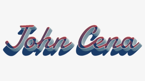 John Cena 3d Letter Png Name - Graphic Design, Transparent Png, Transparent PNG