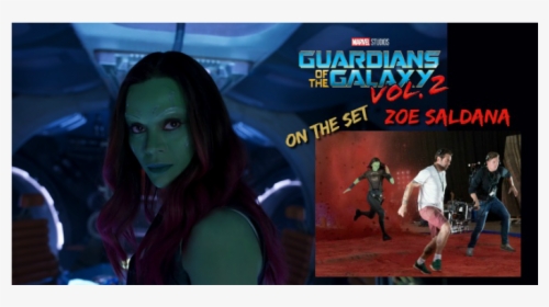 Zoe Saldana Guardians Of The Galaxy Vol - Poster, HD Png Download, Transparent PNG