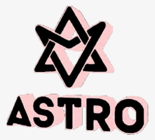#astro #kpop #black #pink #astrokpop #cute #logo #triangle - Astro Albums, HD Png Download, Transparent PNG
